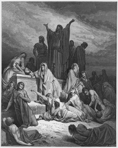 Gustave Doré Bible : Peste de Jérusalem - Gustave Dore